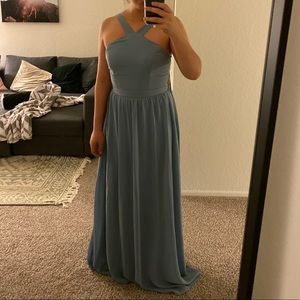 Lulus Air of Romance Light Blue Dress size M